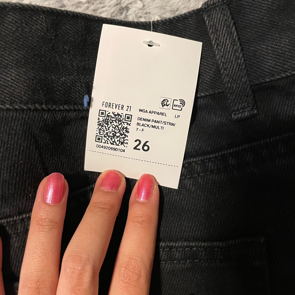 Rhinestone Hello Kitty Straight Jeans size 26 - Picture 3 of 6